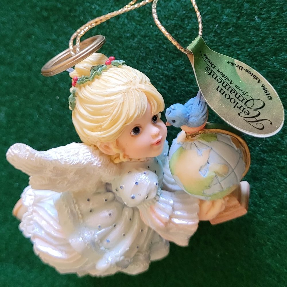 Ashton Drake angel ornament